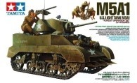 TAMIYA 35313 1/35 U.S LIGHT TANK M5A1 PURSUIT OPERATION SET