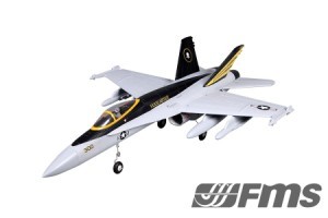 FMS F-18 V2 Grey/Black PNP