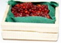 CRATE OF RED BERRIES