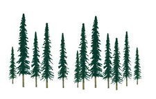 JTT 92010 SCENIC CONIFER 36PK