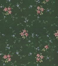 DARK GREEN FLORAL