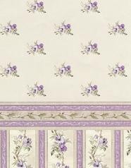 LAVENDER STRIPE FLORAL