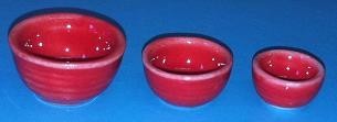BOWLS-RED 3PC