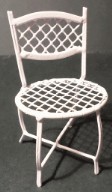 WHITE WIRE CHAIR