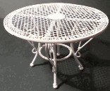 WHITE WIRE TABLE