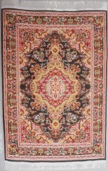 TURKISH MAT LARGE YELLOWS/RED/BLACK