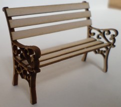 1/24 LASER CUT BENCH KIT