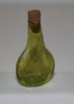 BOTTLE-GREEN  GLASS DECANTER