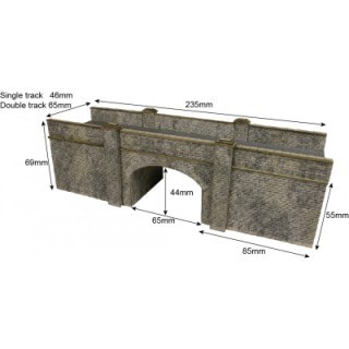 METCALFE PN147 STONE RAILWAY BRIDGE  KIT