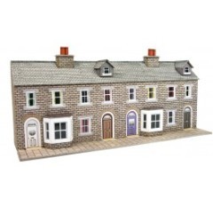 METCALFE PN175 L/R TERRACE HOUSE FRONTS-STONE