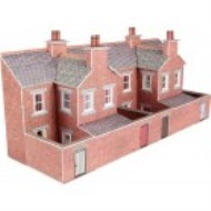 METCALFE PN176 L//R BRICK TERRACE HOUSE BACKS