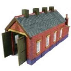 METCALFE PN931 BRICK ENGINE SHED KIT