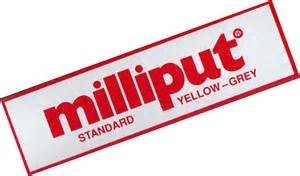 MILLIPUT PUTTY-STANDARD YELLOW-GREY