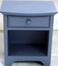 BLUE BEDSIDE  STAND