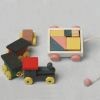 WOODEN  TRAIN & BLOCKS IN CART