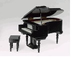 PIANO-CONCERT  GRAND & STOOL