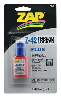 ZAP PT42 Blue Thread Locker .20 oz