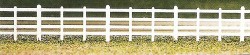 RATIO 424 WOOD LINESIDE FENCING-WHITE