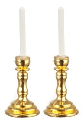 CANDLE  STICKS-GOLD