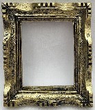 FRAME-GOLD ORNATE W/BLACK