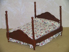 DOUBLE BED-GOLDEN OAK