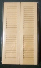 SHUTTERS-RAW WOODEN