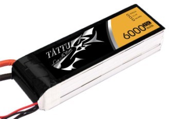 Tattu 3S 11.1Volt 6000mAh 35C Lipo Battery With EC5 Plug