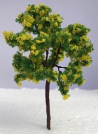 TREE 9CM  YELLOW FLOWERS