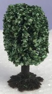 TREE 5.5CM GREEN ROUND