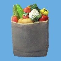 SHOPPING BAG OF VEGETABLES