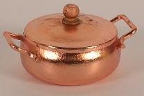 COPPER  TUREEN & LID