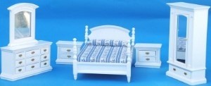 BEDROOM SET-WHITE 