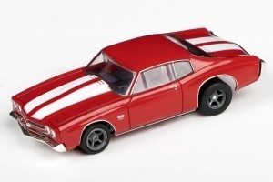 AFX 22043 1970 CHEVELLE 454 RED SLOT CAR