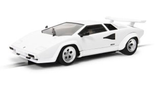 SCALEXTRIC C4336 LAMBORGHINI COUNTACH WHITE SLOT CAR 1/32 SCALE