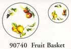 CARDBOARD PLATES-FRUIT BASKET