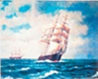 PAINTING ON CANVAS-SAILING