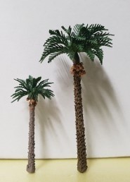  BRASS MODEL PALM TREES 55mm