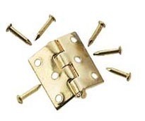 HOUSEWORKS 1122 BRASS BUTT HINGES x 4