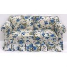 SOFA-BLUE FLORAL