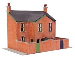 PECO LK-207 L/R VICTORIAN HOUSES SEMI-DETACHED BACKS KIT