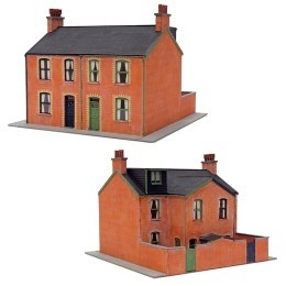 PECO LK-208 VICTORIAN HOUSES SEMI-DETACHED KIT