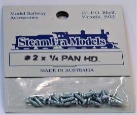  M3 PAN HEAD SCREWS 2 x 1/4 