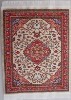 TURKISH MAT LARGE-RED/BEIGE