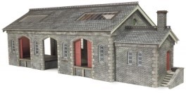 METCALFE PO336 S&C STONE GOODS SHED KIT HO/OO SCALE