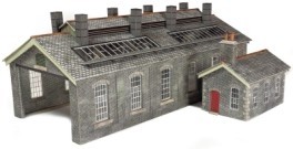 METCALFE PO337 S&C DOUBLE TRACK ENGINE SHEDS KIT 