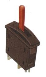 PECO PL-26R PASS/ CONTACT SWITCH-RED