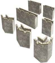 METCALFE PO293 CASTLE CURTAIN WALLS KIT