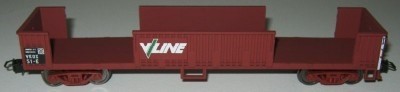 POWERLINE 610B-65 V/LINE STEEL WAGON-INDIAN RED