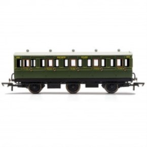 HORNBY R40086 SR 6 WHEEL 3RD CLASS COACH