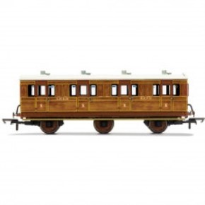 HORNBY R40127 LNER 6 WHEEL 1ST CLASS COACH W/LIGHTS